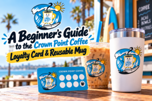 A Beginner's Guide to the Crown Point Coffee Loyalty Card & Reusable Mug