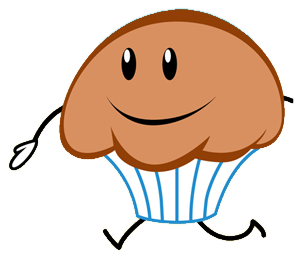 Muffin Guy mascot